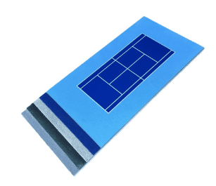 Acrylic resin sport flooring